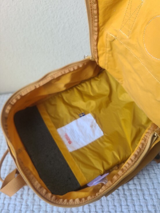 Fjallraven Kanken Brown Yellow Color Backpack main image 5